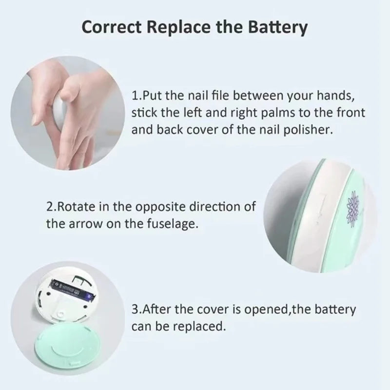 Electric Baby Nail Trimmer & Polisher