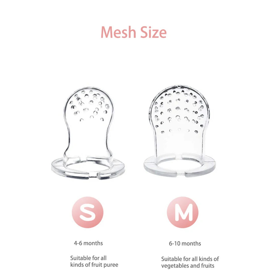 Baby Silicone Mesh Fruit & Vegetable Feeder Pacifier