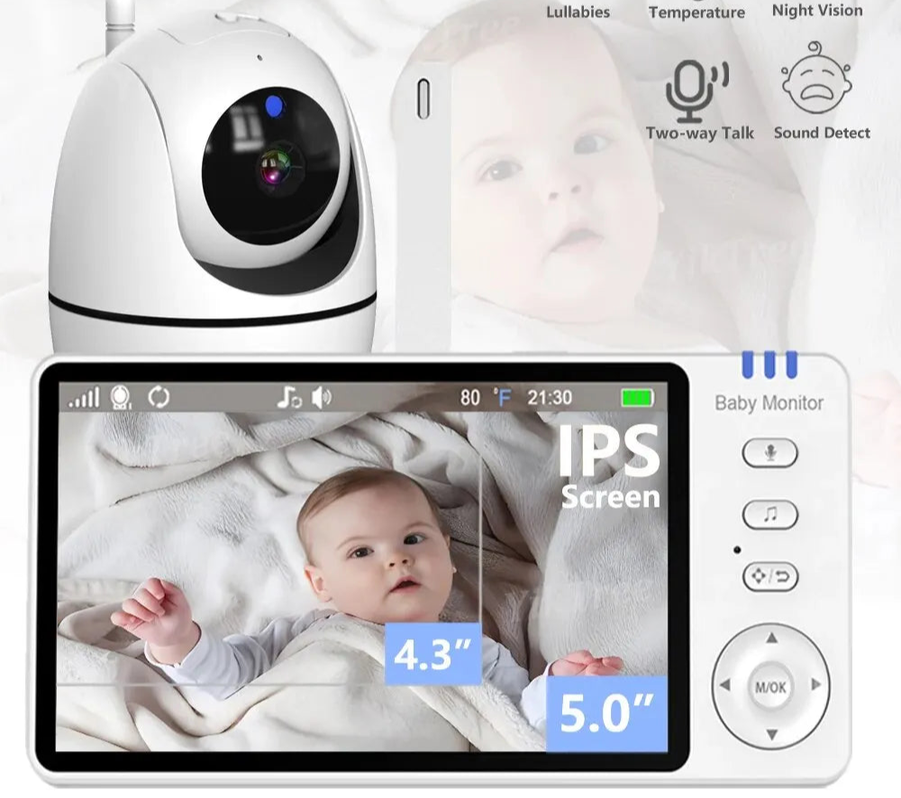 5 Inch Video Baby Monitor