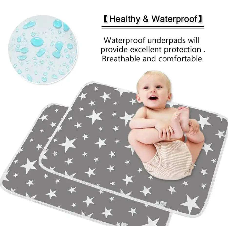 Waterproof & Reusable Baby Diaper Changing Pad