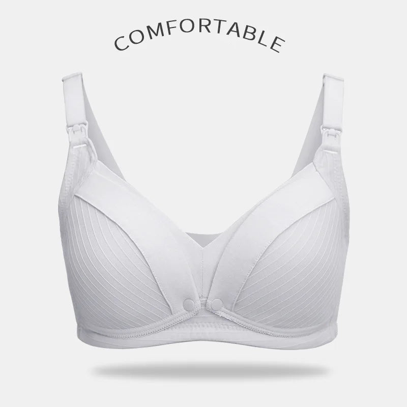Cotton Wire-Free Maternity Nursing Bra