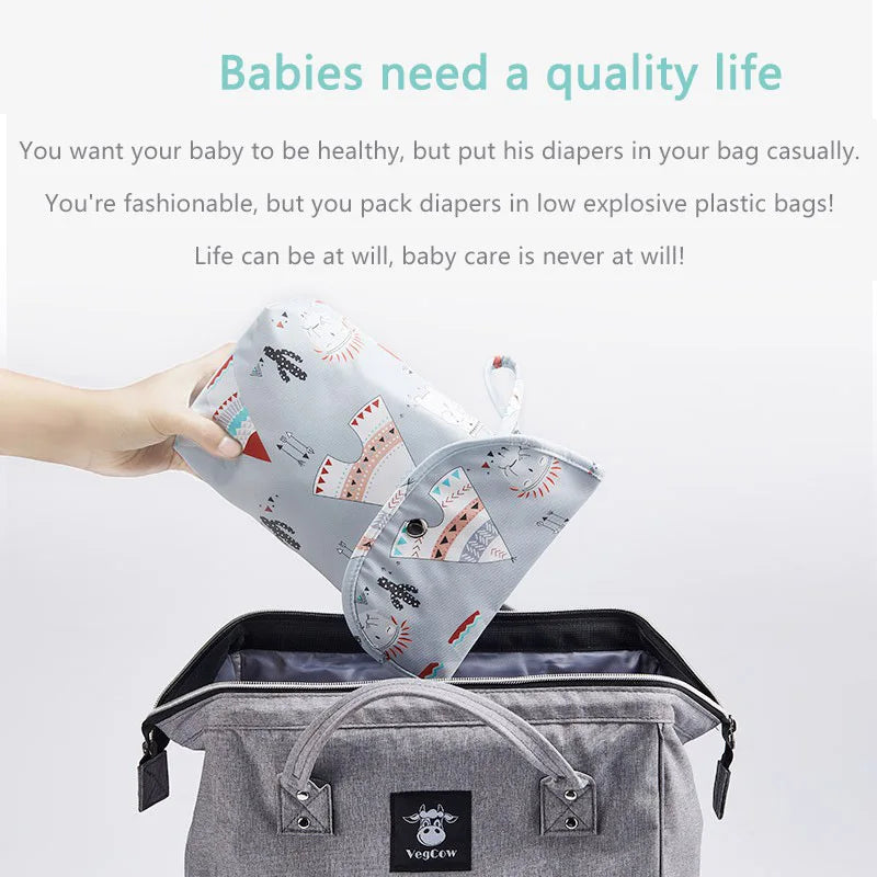 Reusable Waterproof Baby Diaper Wet Bag