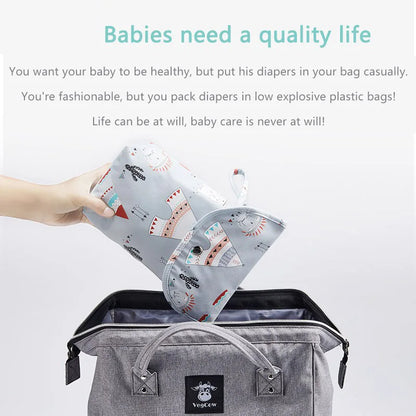 Reusable Waterproof Baby Diaper Wet Bag