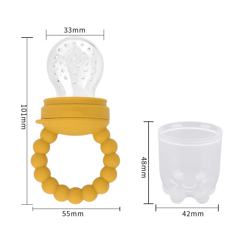 Baby Silicone Mesh Fruit & Vegetable Feeder Pacifier
