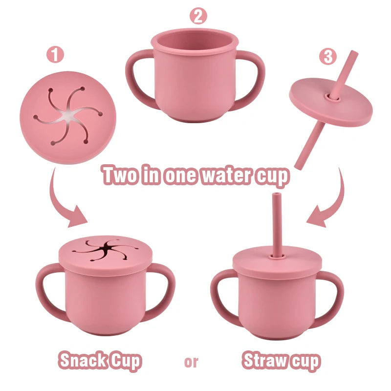 9PCS BPA-Free Silicone Baby Feeding Set