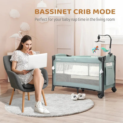 Folding Bedside Sleeper Baby Bassinets